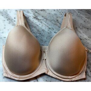 Wacoal 32DDD 853192 Beige Basic Beauty Spacer Underwire T Shirt Bra Nude